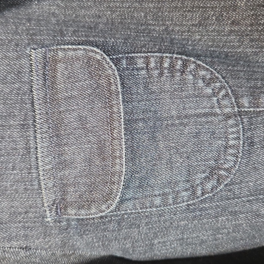 Dockers Women's Belted Denim‎ Jacket Size Medium - Picture 11 of 12
